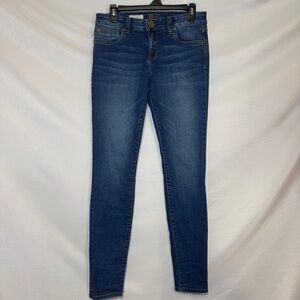 Kut From The Kloth Toothpick Skinny Denim Blue Jeans Size 6‎